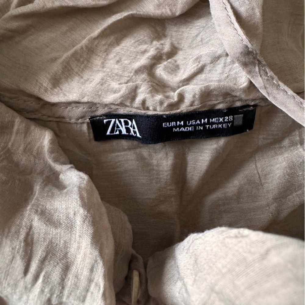 ZARA Sheer Ruffled Cami - Picture 4 of 5